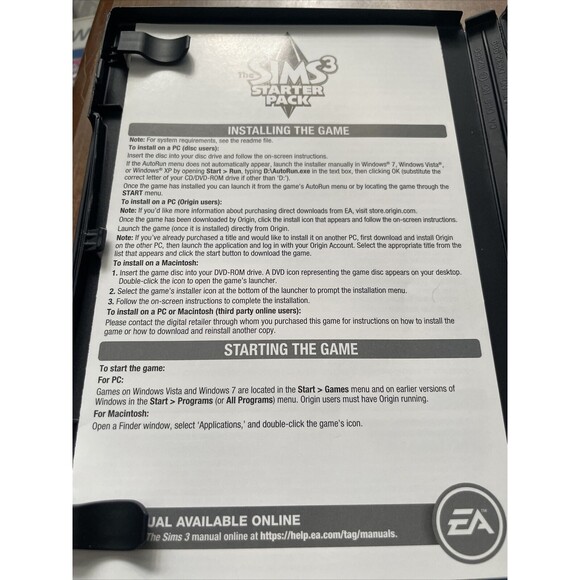 Sims 3: Starter Pack (Windows/Mac, 2013) Software DVD-ROM Very nice condition - Picture 10 of 15